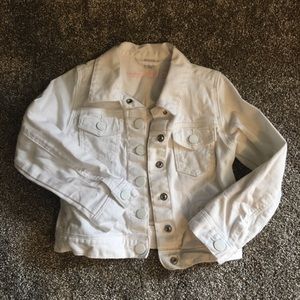 Baby Gap White Jean Jacket
